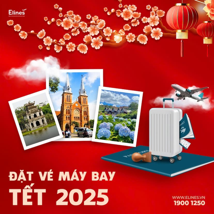 Đặt vé máy bay Tết 2025