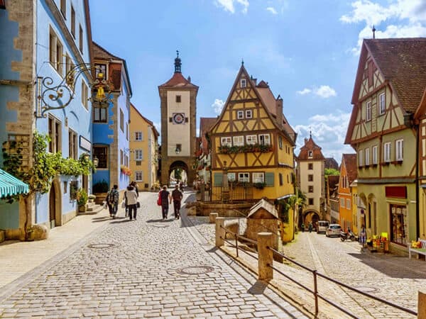 làng rothenburg ob der tauber thắng cảnh du lịch đức